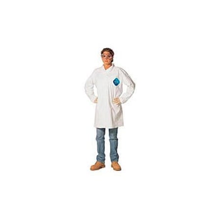 Impact Products Disposable Lab Coat - 2 Pocket - Open Collar - Snap Front, XL, Case Of 30 TY212SWHXL003000